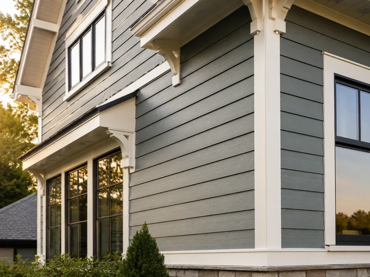 New fiber cement siding
